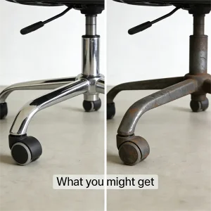 commercial office chair Comparison between Online Photos and Physical Objects